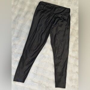 Boohoo High Rise Wet Look Leggings